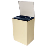 Kuber Industries Washing Machine Cover | Mini Check Print Washing Machine Cover | Soft PVC | Top Load Semi-Automatic Washing Machine Cover | Golden